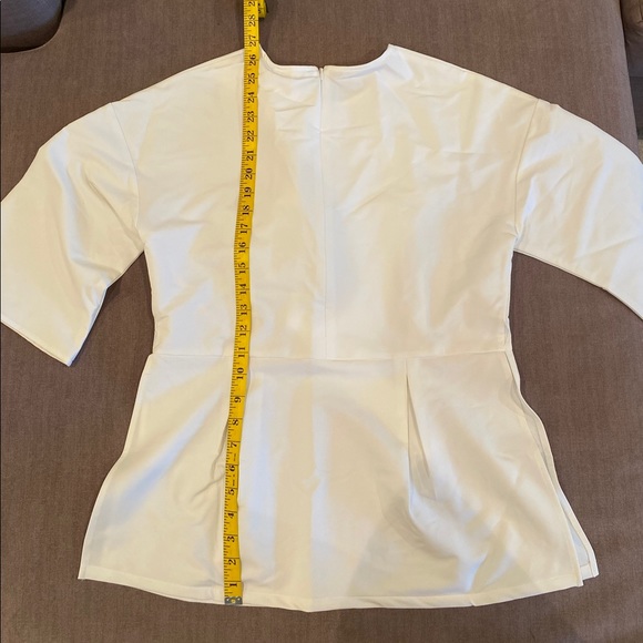 Love Bonito White Exley Flutter Sleeve Sash Top - Picture 6 of 6